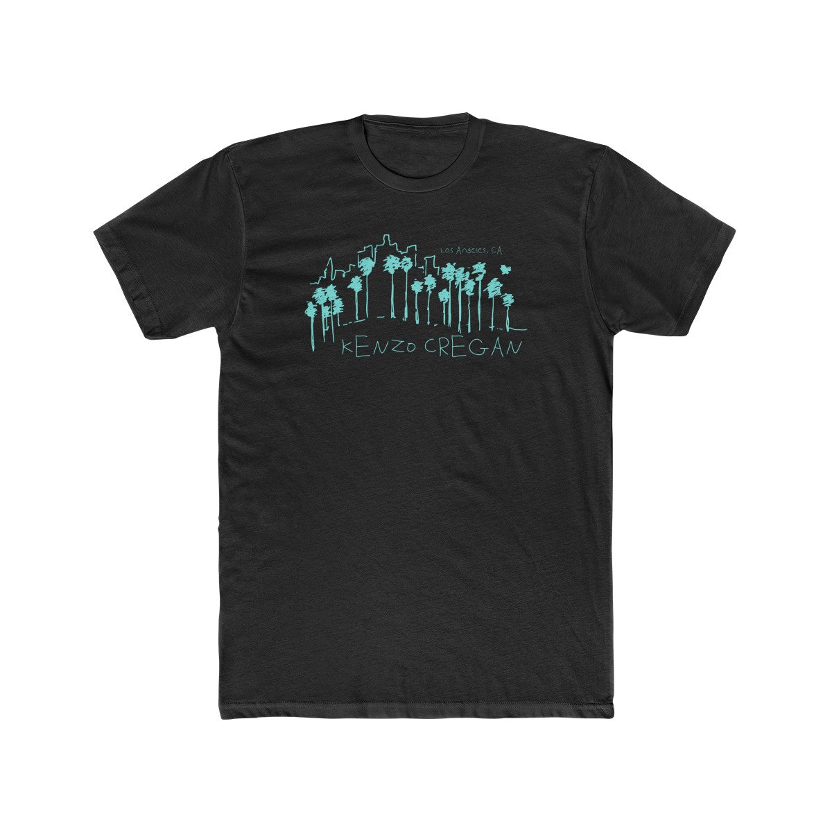 LA Sketch Tee (Black) – Kenzo Cregan Music